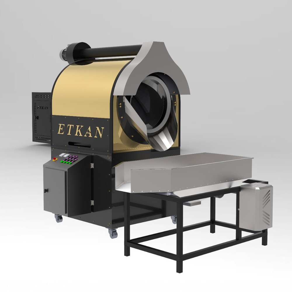 Industrial Nut Roasting Unit with Integrated Cooling System